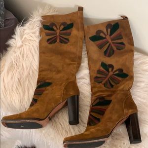 Vintage Dolce and Gabbana knee high boots